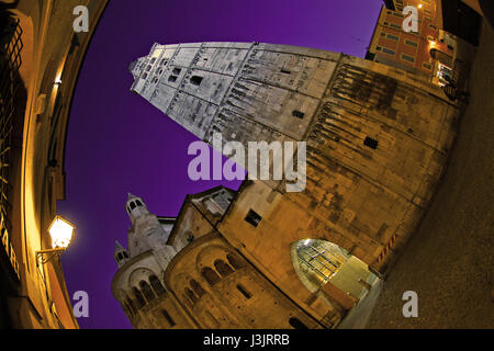 Il Duomo di Modena, a cupola, Italia Foto Stock