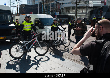 Dimostrazione Pegida all'Aia, Paesi Bassi Foto Stock