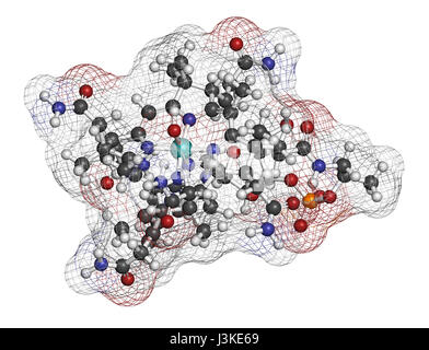 Cianuro di idrogeno molecola. Il modello molecolare di acido cianidrico  (HCN), un incolore, velenosi composto chimico con un debole mandorla-come l' odore. È Foto stock - Alamy