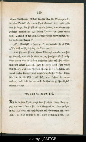 Si riferisce a una pagina o a una sezione del "Grimm Linas Märchenbuch", una raccolta di fiabe tedesche. Il secondo volume (II) presenta illustrazioni o storie incentrate sul folklore tedesco. Foto Stock