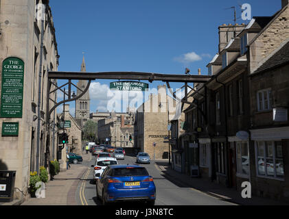 Il George di Stamford Hotel a Stamford Lincolnshire Foto Stock