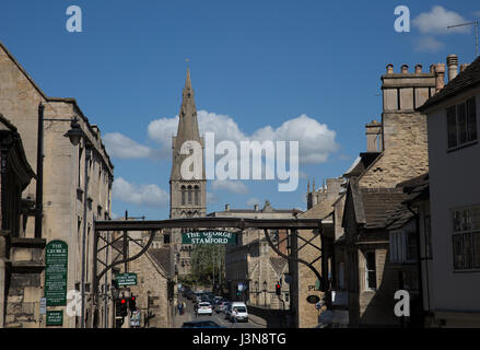 Il George di Stamford Hotel a Stamford Lincolnshire Foto Stock