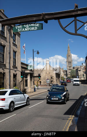 Il George di Stamford Hotel a Stamford Lincolnshire Foto Stock