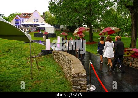 Louisville, Kentucky, Stati Uniti d'America. 05 Maggio, 2017. Janice Dean assiste il Gala Barnstable-Brown beneficiano il diabete e obesità centro il 5 maggio 2017 a Louisville, Kentucky. Credito: la foto di accesso/Alamy Live News Foto Stock