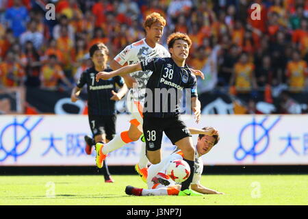 Ritsu Doan (Gamba), 5 maggio 2017 - Calcio : 2017 J1 League match tra Gamba Osaka 1-1 Shimizu S-impulso nella Suita City Football Stadium, Osaka, Giappone. (Foto di AFLO SPORT) Foto Stock