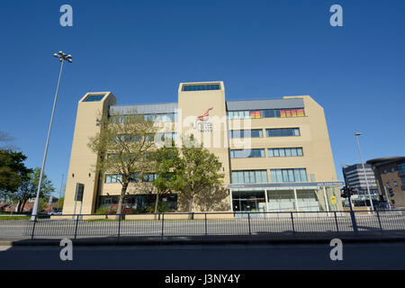 Jack Jones House, unite i sindacati ufficio regionale su Churchill Way, Liverpool City Centre. Foto Stock