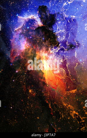 Spazio cosmico e stelle, cosmica di colore sfondo astratto Foto Stock