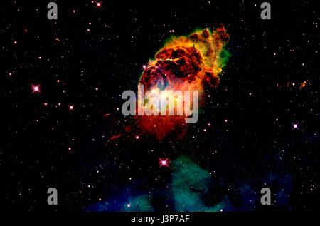 Spazio cosmico e stelle, cosmica di colore sfondo astratto Foto Stock