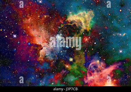 Spazio cosmico e stelle, cosmica di colore sfondo astratto Foto Stock