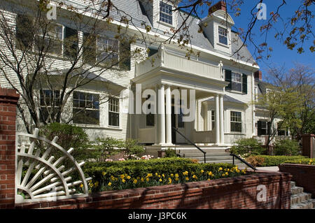 Scena di strada - Providence, Rhode Island, STATI UNITI D'AMERICA Foto Stock