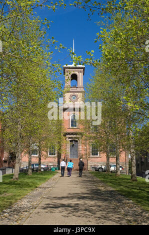 Old State House su College Hill a Providence, Rhode Island, Stati Uniti d'America. Conosciuta anche come la Provvidenza Sesto District Court House Foto Stock
