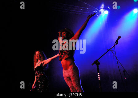 Boney M. gruppo musicale tedesco occidentale che suonava disco, euro disco, dance ed Eurodance, che ebbe successo negli anni '1970 Foto Stock