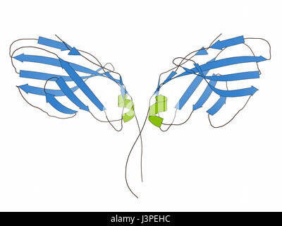 Il CTLA-4 (linfociti T citotossici-associated protein 4, CD152) proteina. Il CTLA4 bloccando gli anticorpi sono usati nella terapia del cancro (immune checkpoint blocco Foto Stock