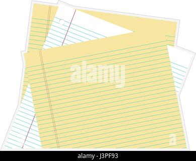 Carta a righe Illustrazione Vettoriale