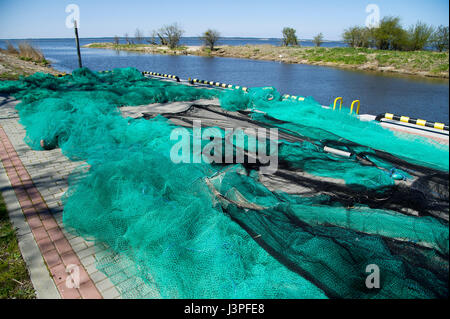 Foce del fiume Pasleka in Nowa Pasleka, Polonia 1 maggio 2017 © Wojciech Strozyk / Alamy Stock Photo Foto Stock