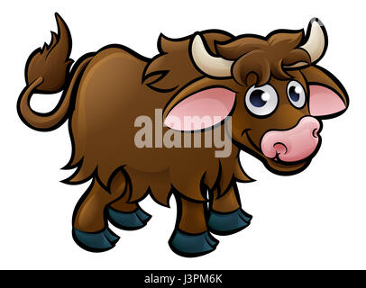 Un animale di yak personaggio dei fumetti Foto Stock