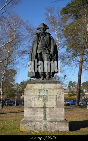 Denkmal, Friedrich Wilhelm Baron von Steuben, Clayallee, Dahlem, Berlino, Deutschland Foto Stock