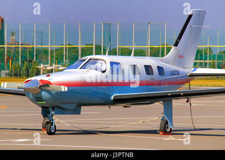 Piper PA-46 Malibu a Chofu Airport Tokyo Giappone Foto Stock