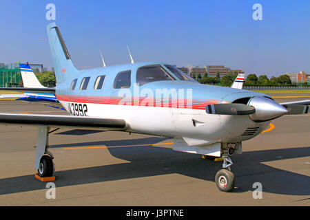 Piper PA-46 Malibu a Chofu Airport Tokyo Giappone Foto Stock