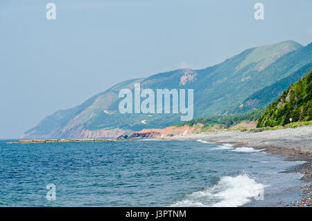 Costa di Breton Highlands national park in Nova Scotia, Canada Foto Stock