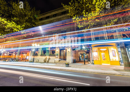 Shermans vicolo in New Haven, Connecticut Foto Stock