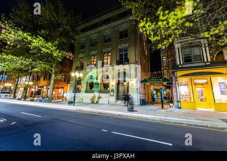 Shermans vicolo in New Haven, Connecticut Foto Stock