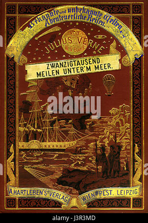 Jules Verne 20000 Meilen unter dem Meer 001 Foto Stock