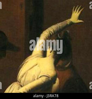 Joseph Wright di Derby Romeo e Giulietta la tomba di Giulietta scena Foto Stock