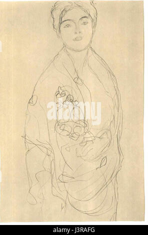 Klimt Stehende etwas nach rechts Foto Stock