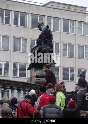 Je Suis Charlie, Liverpool 11 Jan 2015 (21) Foto Stock