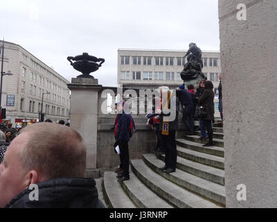 Je Suis Charlie, Liverpool 11 Jan 2015 (27) Foto Stock