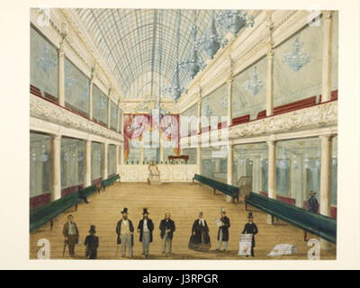 Interno del aperto recentemente London Pavilion Music Hall 1861 Foto Stock