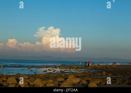 Il Saint Martin's Island, localmente noto come Narikel Jinjira. Teknaf, Cox's Bazar, Bangladesh. Foto Stock