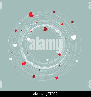 Cuori sfondo Illustrazione Vettoriale