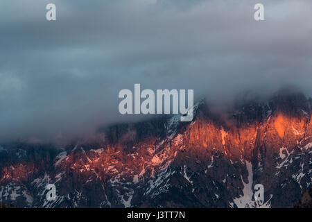 Montagne, Nationalpark Gesäuse, Ennstaler Alpen, Weng, Admont, Stiria, Austria Foto Stock