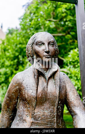 Denkmal für Katharina von Bora, Ehefrau von Martin Luther; memorial per Katharina von Bora, moglie di Martin Lutero Foto Stock