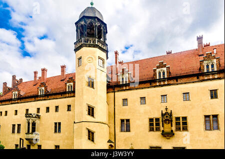 Residenza di Martin Lutero a Wittenberg; Wohnhaus von Martin Lutero a Wittenberg Foto Stock