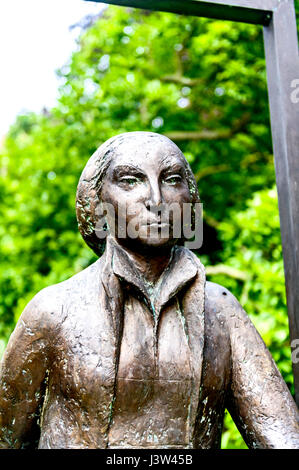 Denkmal für Katharina von Bora, Ehefrau von Martin Luther; memorial per Katharina von Bora, moglie di Martin Lutero Foto Stock