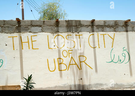 Città perduta di Ubar, Dhofar Governatorato, Oman Foto Stock