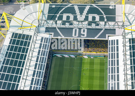 BVB vs. TSG Hoffenheim, Signal Iduna Park, BVB Stadium, Westfalenstadion, Bundesligastadion, Dortmund, la zona della Ruhr, Nord Reno-Westfalia, Germania Foto Stock