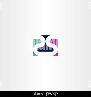 Numero venti cinque 25 2 e 5 icona logo Illustrazione Vettoriale