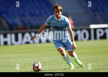 Italia, Roma, 7 maggio 2017:Patric in azione durante la partita di calcio Seria A Italiano tra S.S. Lazio vs u.c. Sampdoria in stadio Olimpico di Roma il 7 maggio 2017. Foto Stock