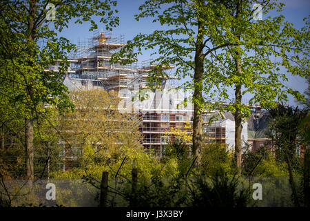 Ristrutturazione di Palazzo Huis ten Bosch, futura residenza del Re Willem-Alexander e Regina Maxima a L'Aia, 4 maggio 2017. Foto: Patrick van Katwijk PAESI BASSI OUT point de vue fuori - nessun filo SERVICE - foto: Patrick van Katwijk/Olandese Photo Press/dpa Foto Stock