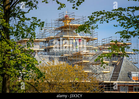 Ristrutturazione di Palazzo Huis ten Bosch, futura residenza del Re Willem-Alexander e Regina Maxima a L'Aia, 4 maggio 2017. Foto: Patrick van Katwijk PAESI BASSI OUT point de vue fuori - nessun filo SERVICE - foto: Patrick van Katwijk/Olandese Photo Press/dpa Foto Stock