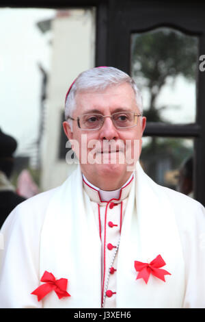 La maggior parte Rev. Giambattista Diquattro, (Nunziatura Apostolica in India), (foto Copyright © Saji Maramon) Foto Stock