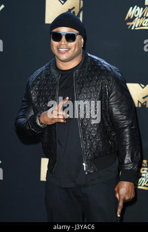 LL Cool J frequentando il 2017 MTV Movie e TV Awards tenutosi presso lo Shrine Auditorium di Los Angeles, Stati Uniti d'America. Foto Stock