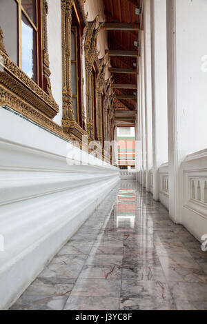 Tempio Uposatha come parte di Wat Saket, Golden Mount, complesso a Bangkok, in Thailandia Foto Stock