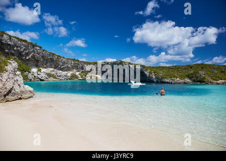 Dean's buco blu Foto Stock