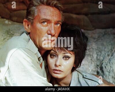 Judith, USA/Großbritannien/Israele 1965, Regie: Daniel Mann, Darsteller: Peter Finch, Sophia Loren Foto Stock