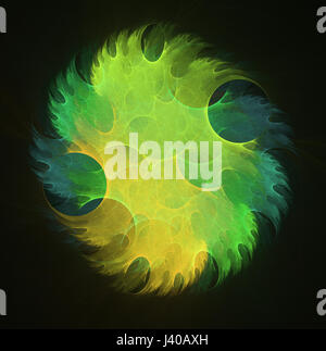 Colorate frattale astratto illustrazione per il design creativo Foto Stock